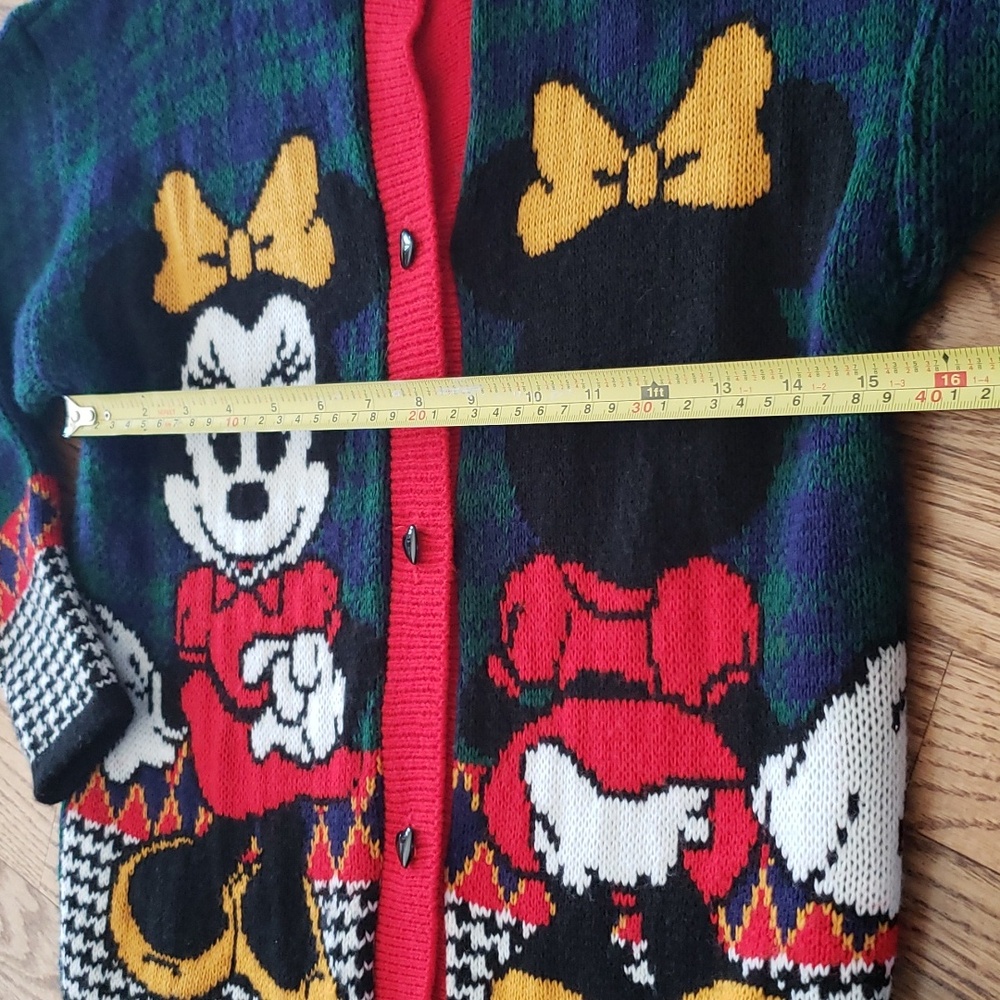 (Y14) Mickey's Stuff for Kids Walt Disney Co. Vintage 80s 90s Cardigan Classic - Picture 8 of 9